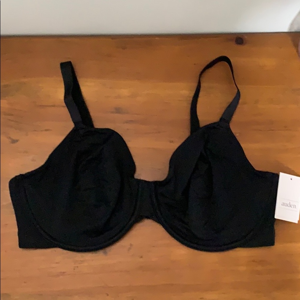 NWT Auden black unlined bra